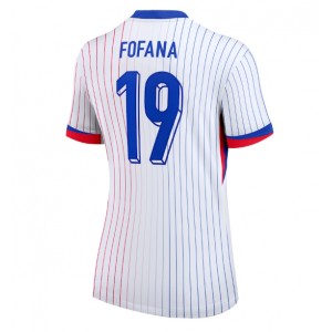 Fotbalové Dres Francie Youssouf Fofana #19 Dámské Venkovní Oblečení ME 2024 Krátký Rukáv